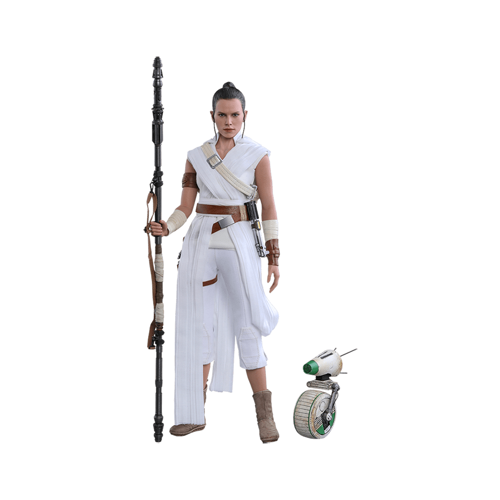 Hot Toys Star Wars: The Rise of Skywalker MMS559 Rey & D-O 1/6 Scale Collectible Figure Two-Pack