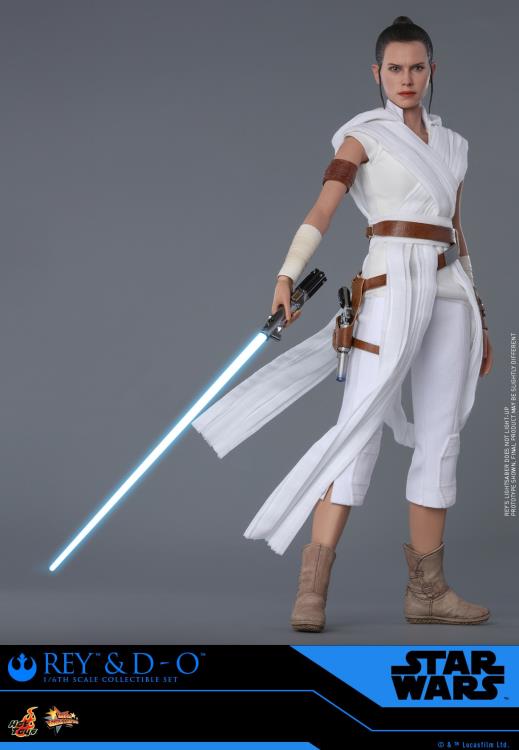 Hot Toys Star Wars: The Rise of Skywalker MMS559 Rey & D-O 1/6 Scale Collectible Figure Two-Pack