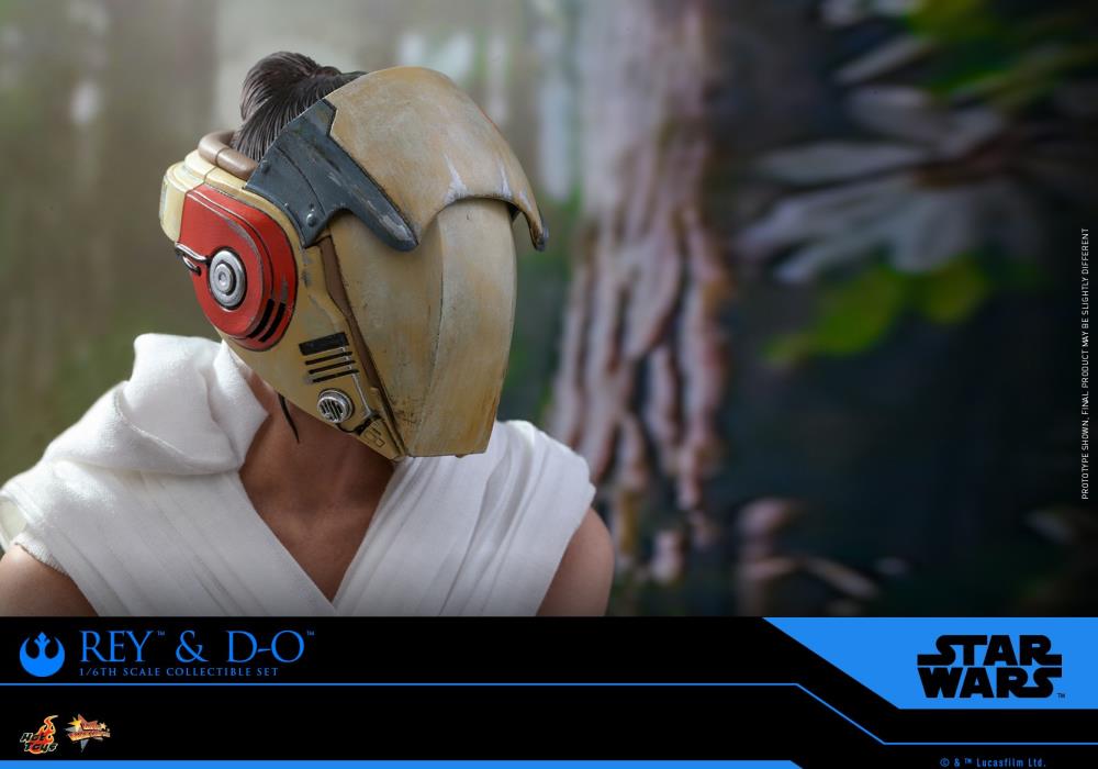 Hot Toys Star Wars: The Rise of Skywalker MMS559 Rey & D-O 1/6 Scale Collectible Figure Two-Pack
