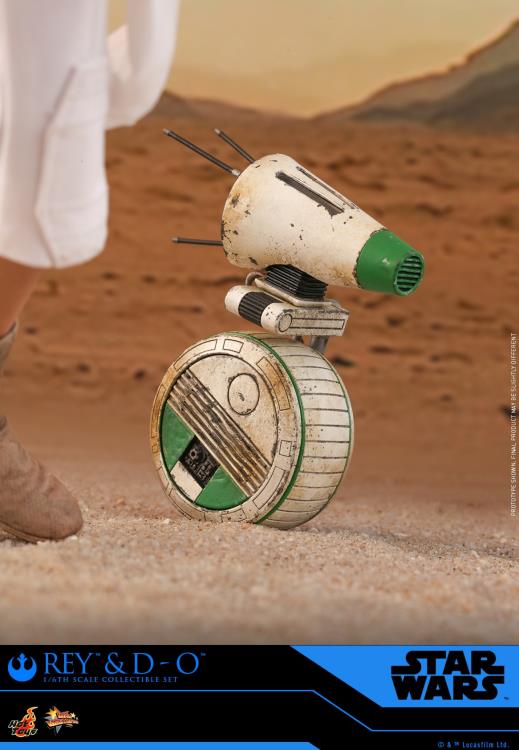 Hot Toys Star Wars: The Rise of Skywalker MMS559 Rey & D-O 1/6 Scale Collectible Figure Two-Pack